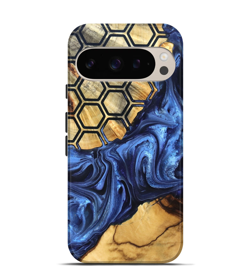 Pixel 9 Pro Wood Live Edge Phone Case - Izael (Pattern, 819791)