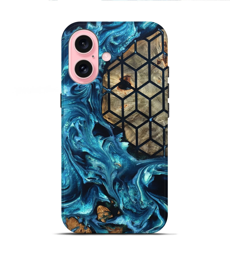 iPhone 16 Wood Live Edge Phone Case - Ryland (Pattern, 819792)