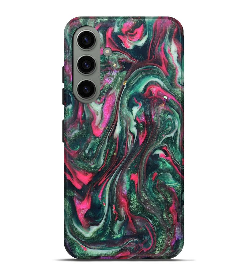 Galaxy S24 Plus ResinArt Live Edge Phone Case - Kerrie (Green, 819797)