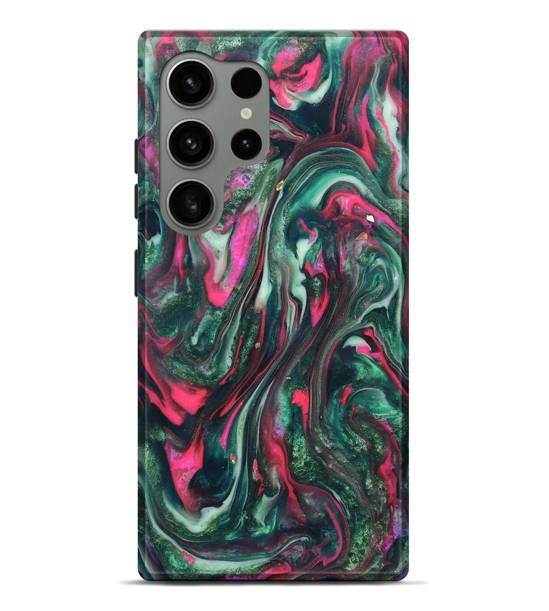 Galaxy S24 Ultra ResinArt Live Edge Phone Case - Kerrie (Green, 819797)