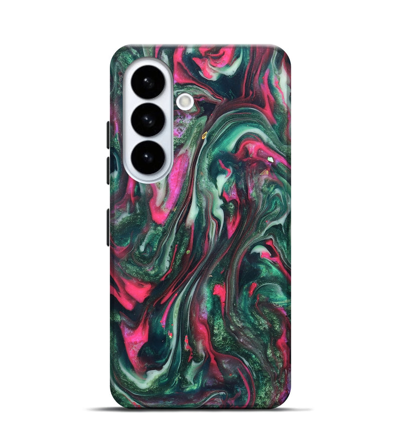 Galaxy S26 ResinArt Live Edge Phone Case - Kerrie (Green, 819797)