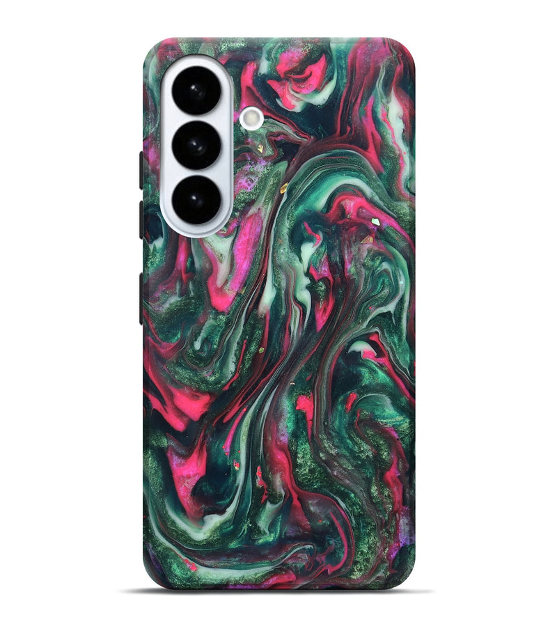 Galaxy S26 Plus ResinArt Live Edge Phone Case - Kerrie (Green, 819797)