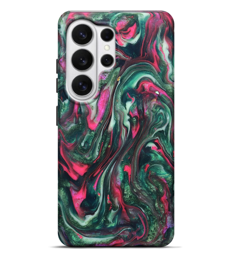 Galaxy S26 Ultra ResinArt Live Edge Phone Case - Kerrie (Green, 819797)