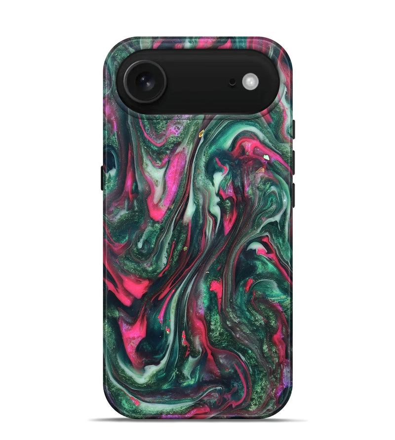 iPhone 17 Air ResinArt Live Edge Phone Case - Kerrie (Green, 819797)
