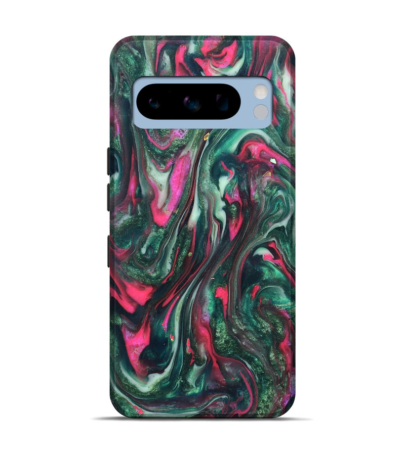 Pixel 8 Pro ResinArt Live Edge Phone Case - Kerrie (Green, 819797)