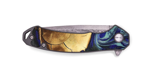 EDC Wood Pocket Knife - Antonia (Blue, 819799)