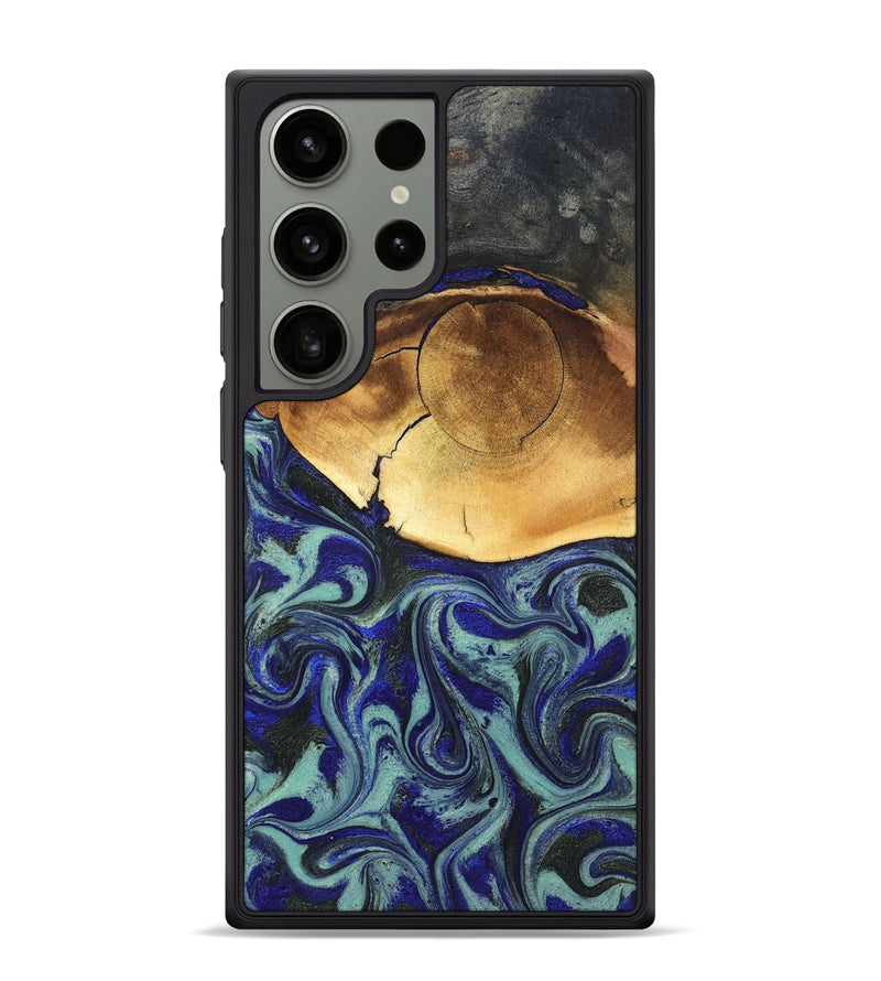 Galaxy S24 Ultra Wood Phone Case - Antonia (Blue, 819799)