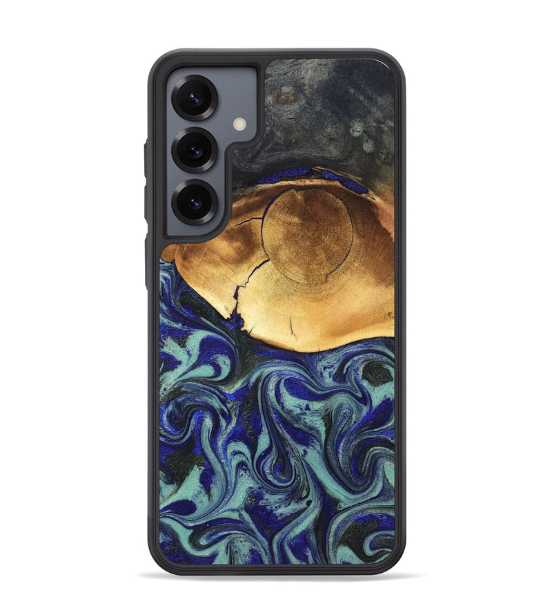 Galaxy S25 Plus Wood Phone Case - Antonia (Blue, 819799)