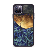 iPhone 11 Pro Max Wood Phone Case - Antonia (Blue, 819799)