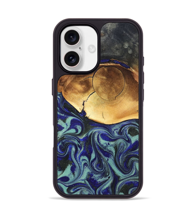 iPhone 17 Wood Phone Case - Antonia (Blue, 819799)