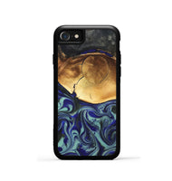 iPhone SE Wood Phone Case - Antonia (Blue, 819799)