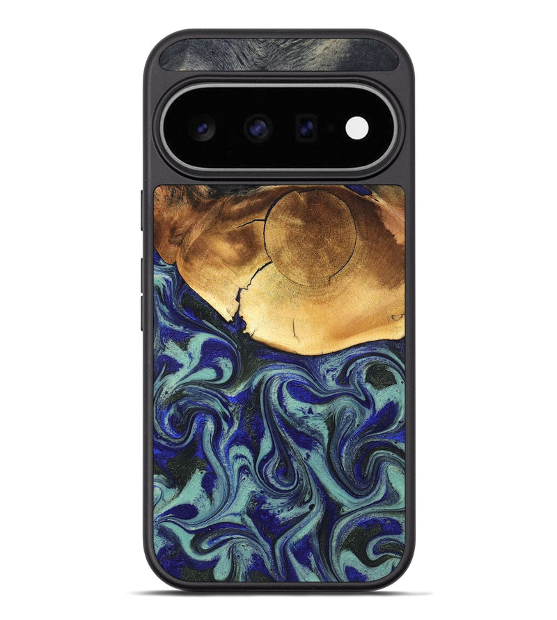 Pixel 11 Pro XL Wood Phone Case - Antonia (Blue, 819799)