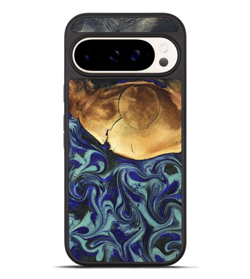Pixel 9 Pro XL Wood Phone Case - Antonia (Blue, 819799)