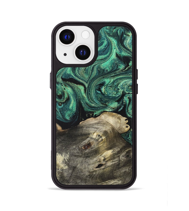 iPhone 13 Wood Phone Case - Brenton (Green, 819801)