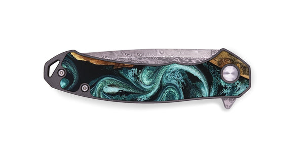 EDC Wood Pocket Knife - Nikia (Green, 819803)