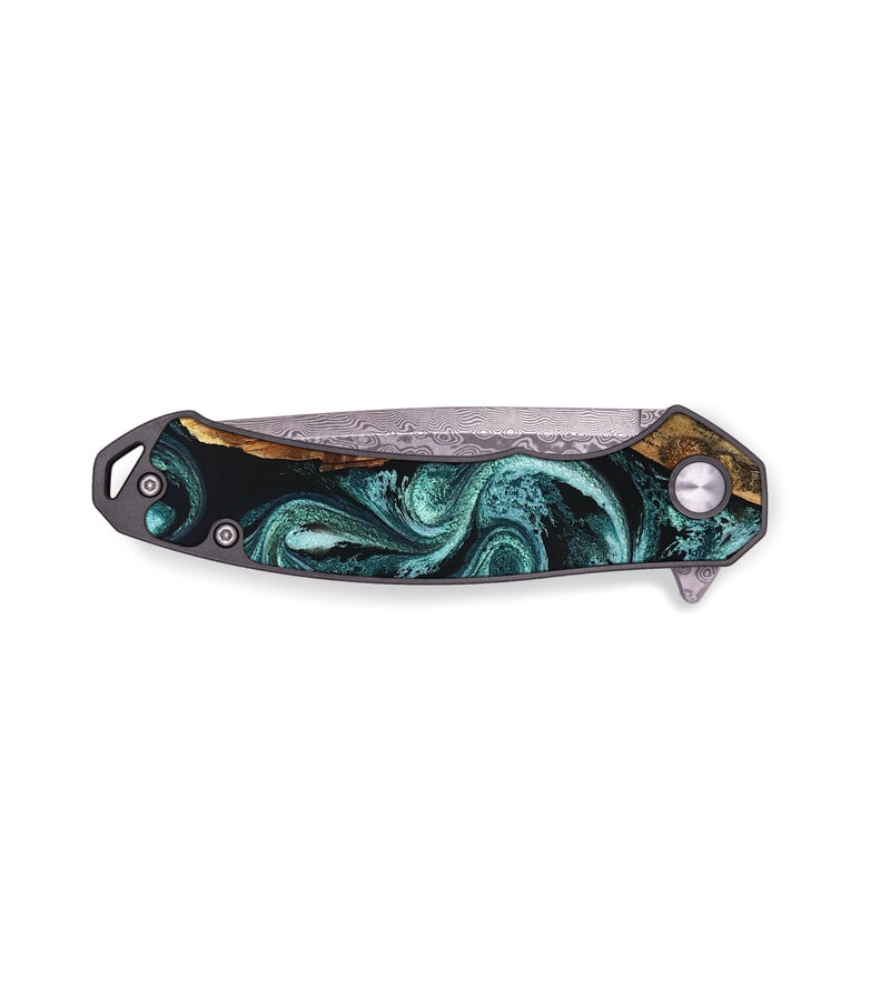 EDC Wood Pocket Knife - Nikia (Green, 819803)