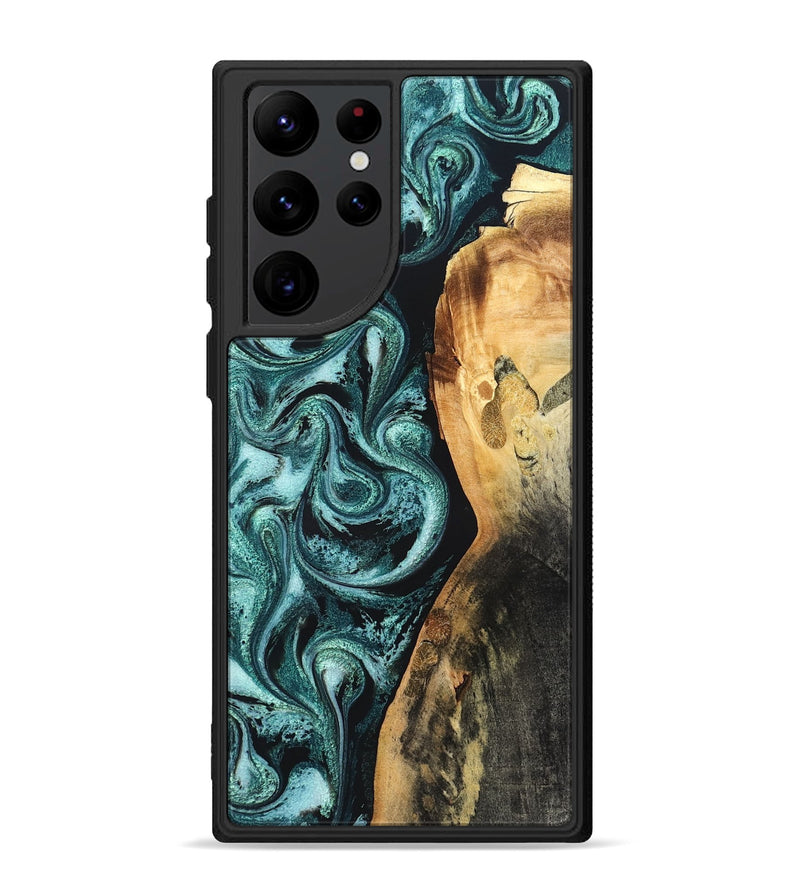 Galaxy S22 Ultra Wood Phone Case - Nikia (Green, 819803)