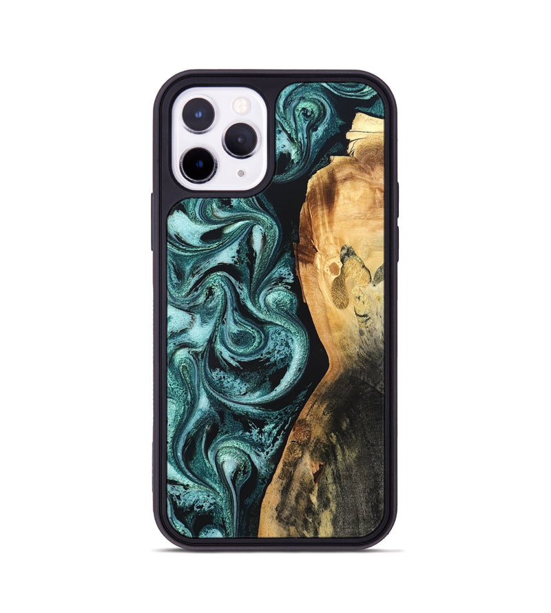 iPhone 11 Pro Wood Phone Case - Nikia (Green, 819803)
