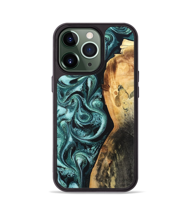 iPhone 13 Pro Wood Phone Case - Nikia (Green, 819803)