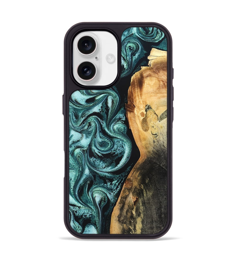 iPhone 17 Wood Phone Case - Nikia (Green, 819803)