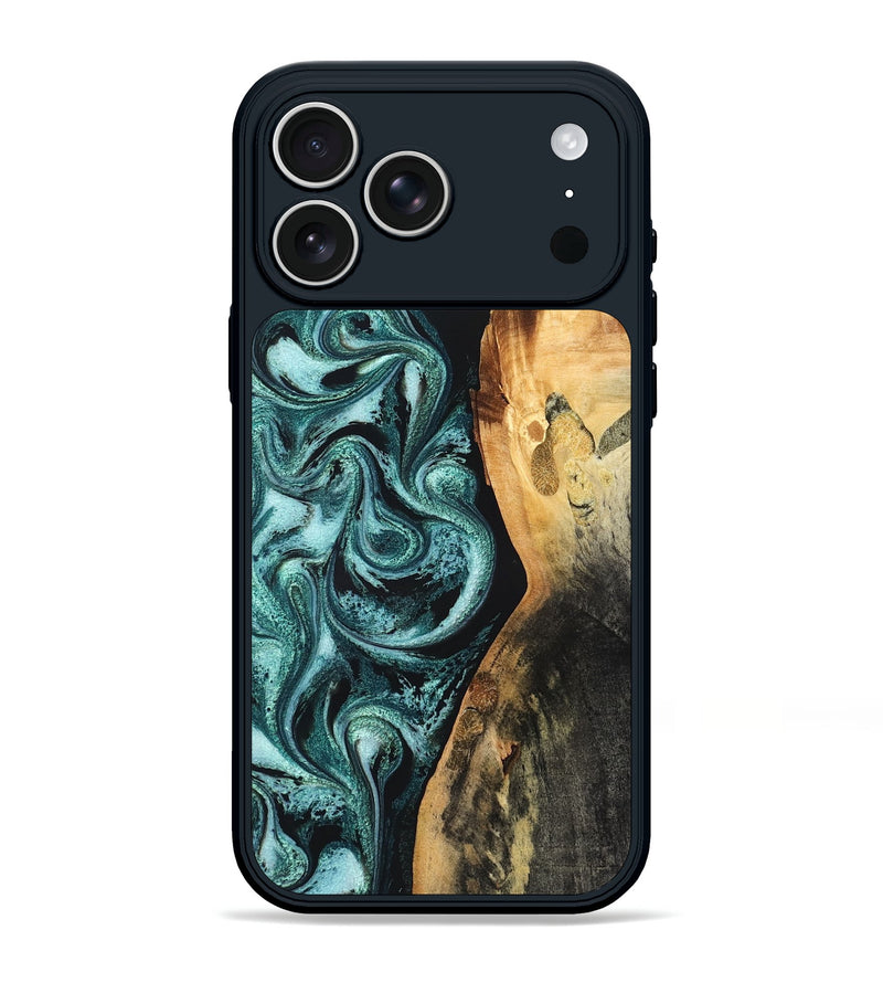 iPhone 17 Pro Max Wood Phone Case - Nikia (Green, 819803)