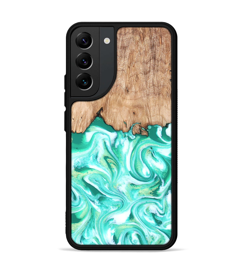 Galaxy S22 Plus Wood Phone Case - Francis (Green, 819804)