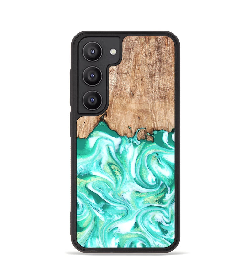 Galaxy S23 Wood Phone Case - Francis (Green, 819804)