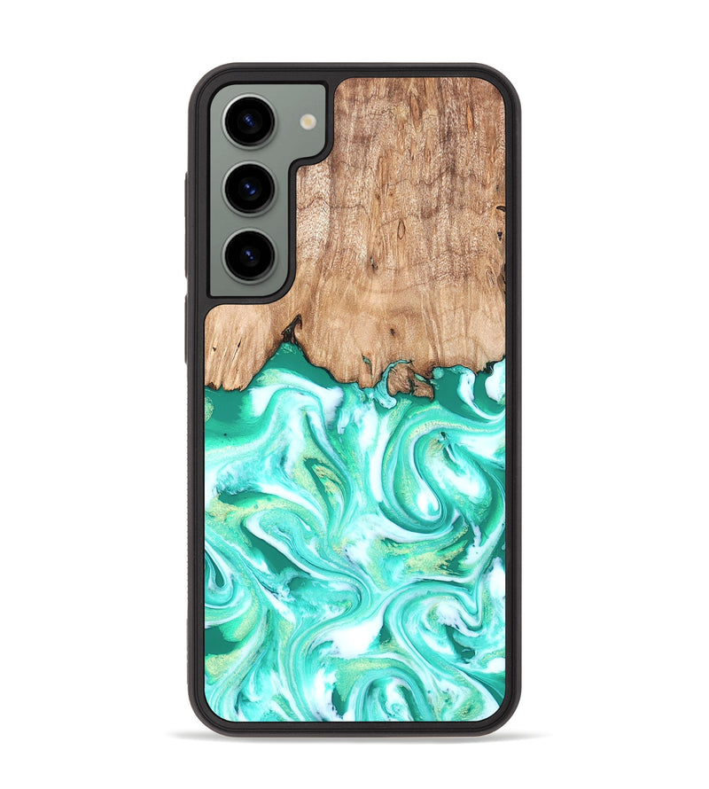 Galaxy S23 Plus Wood Phone Case - Francis (Green, 819804)