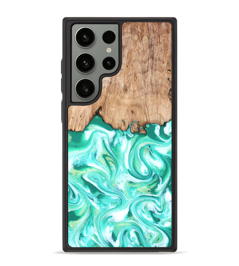 Galaxy S23 Ultra Wood Phone Case - Francis (Green, 819804)