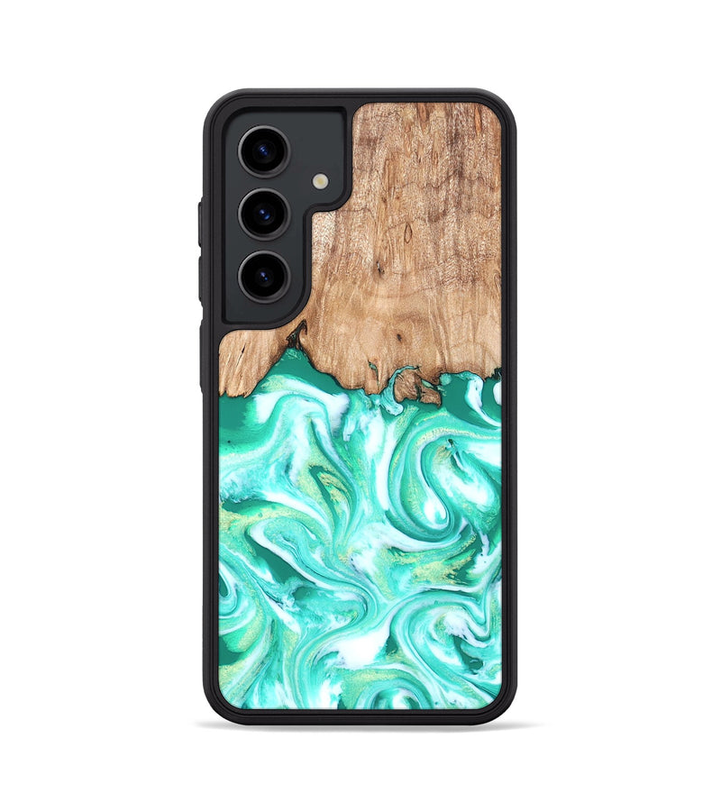 Galaxy S24 Wood Phone Case - Francis (Green, 819804)