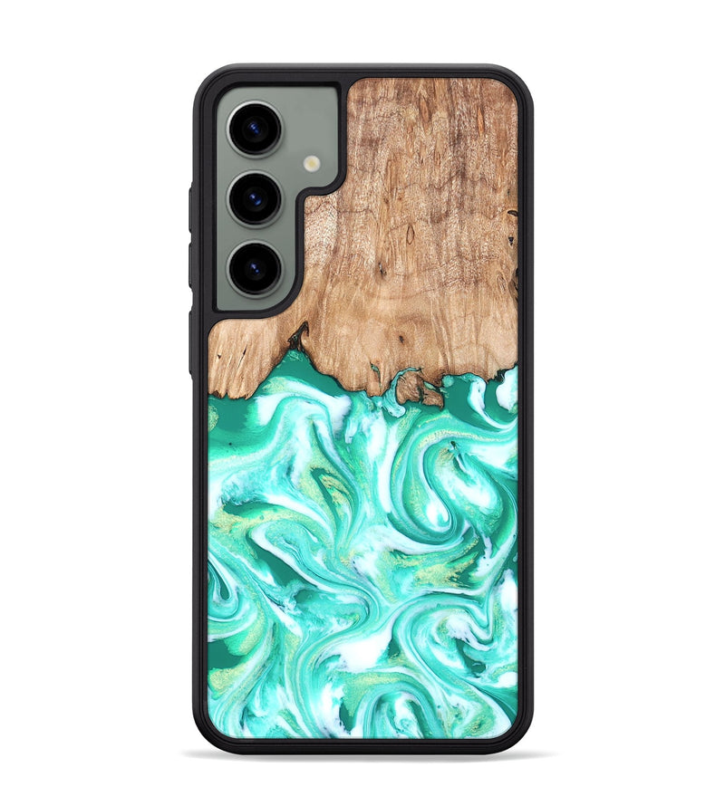 Galaxy S24 Plus Wood Phone Case - Francis (Green, 819804)