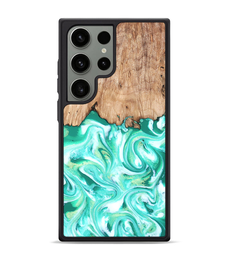 Galaxy S24 Ultra Wood Phone Case - Francis (Green, 819804)