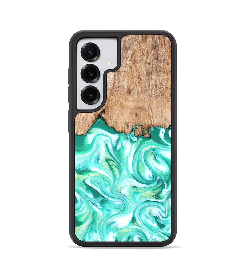 Galaxy S25 Wood Phone Case - Francis (Green, 819804)