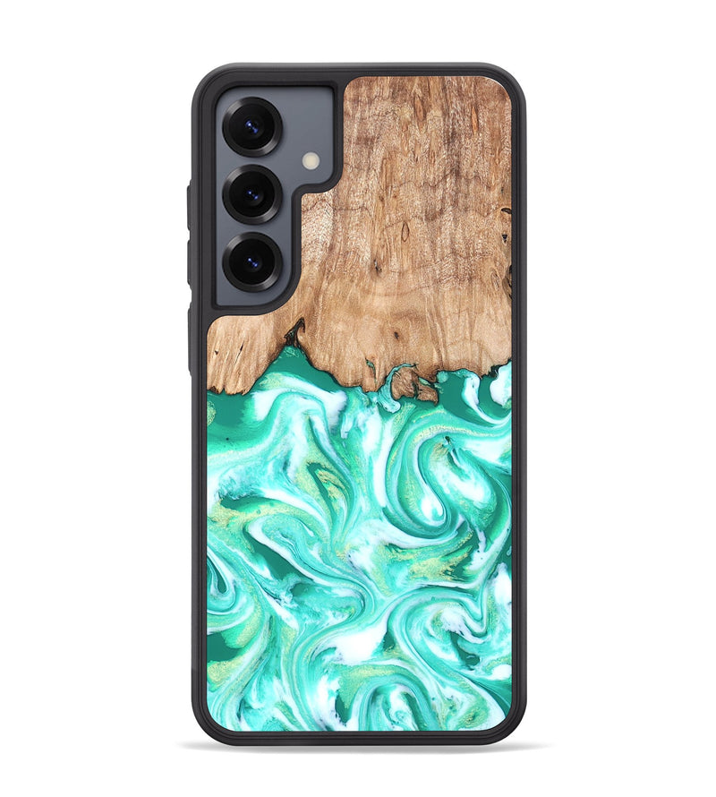 Galaxy S25 Plus Wood Phone Case - Francis (Green, 819804)