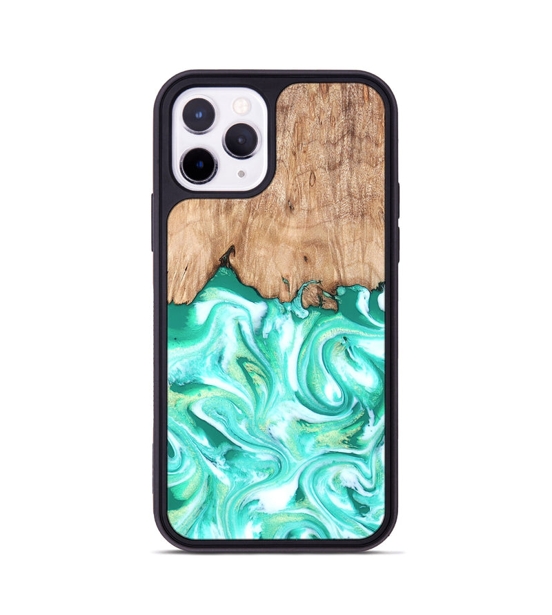 iPhone 11 Pro Wood Phone Case - Francis (Green, 819804)