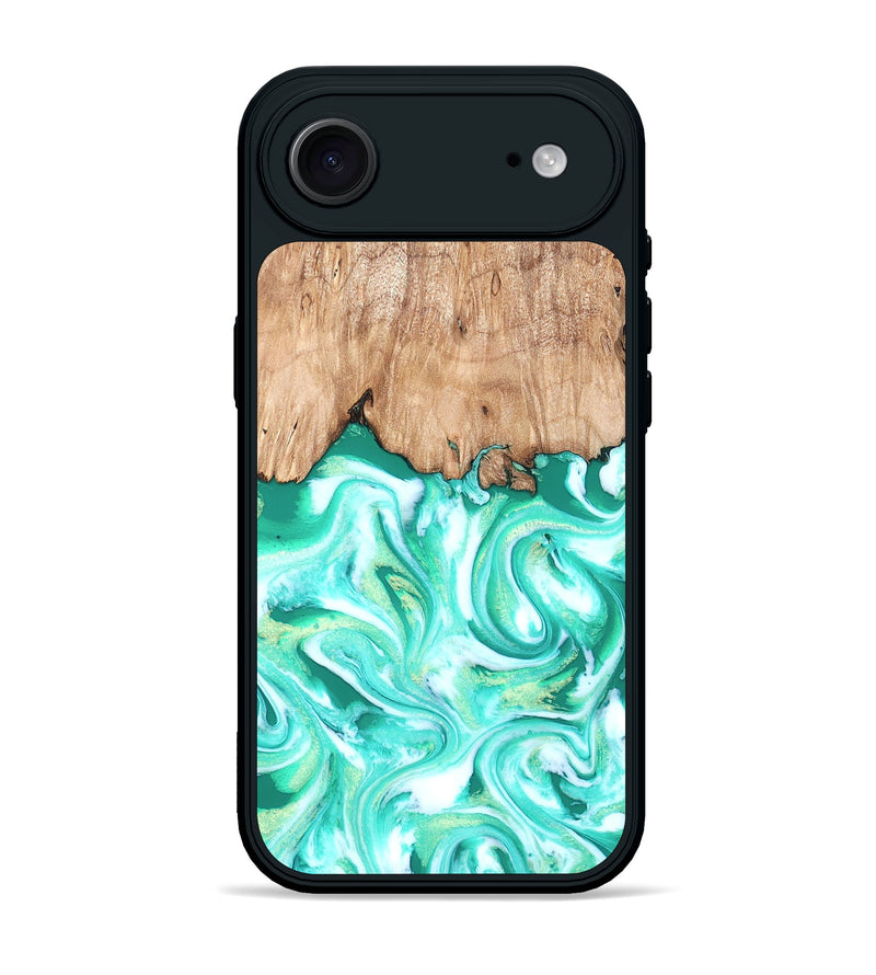 iPhone 17 Air Wood Phone Case - Francis (Green, 819804)