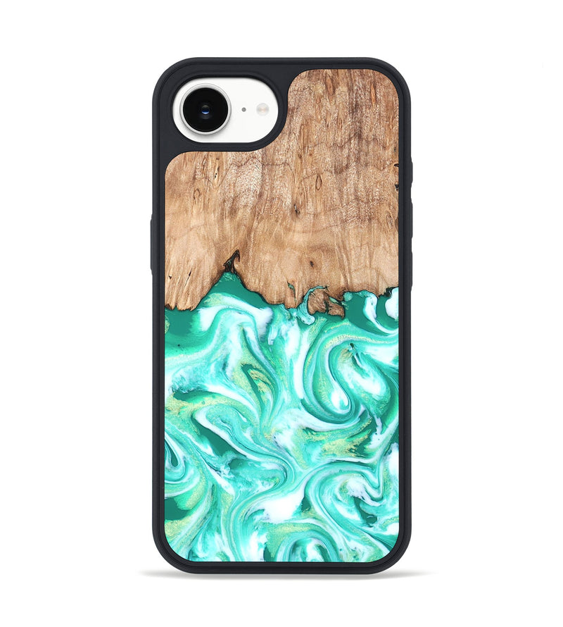 iPhone 17e Wood Phone Case - Francis (Green, 819804)