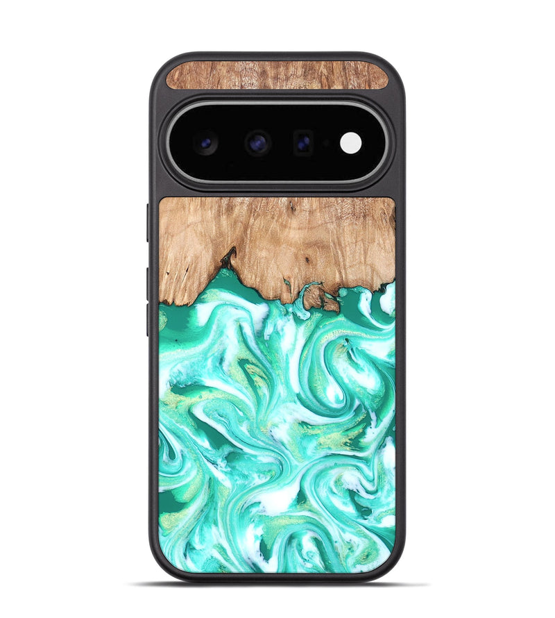 Pixel 11 Wood Phone Case - Francis (Green, 819804)