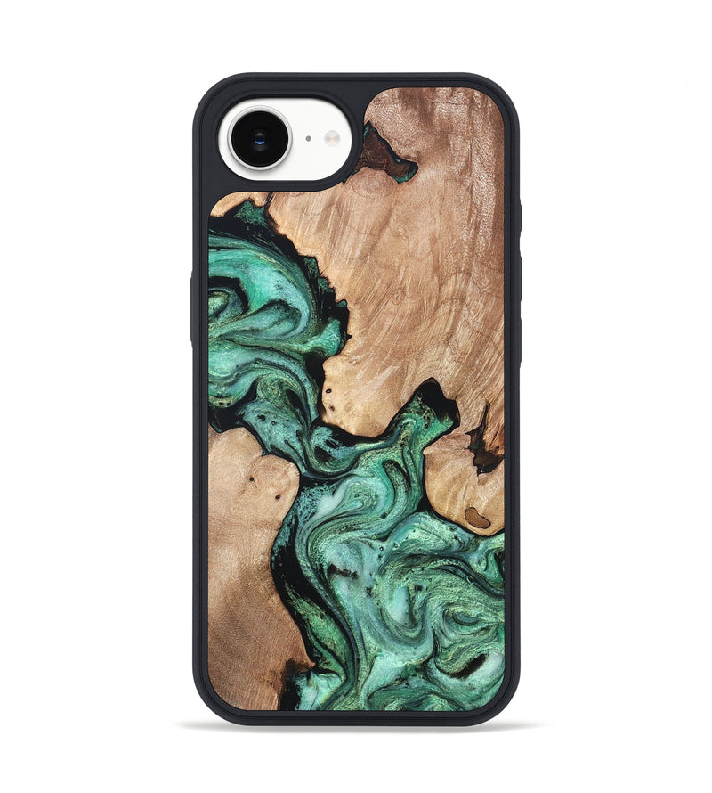 iPhone 17e Wood Phone Case - Moses (Green, 819806)