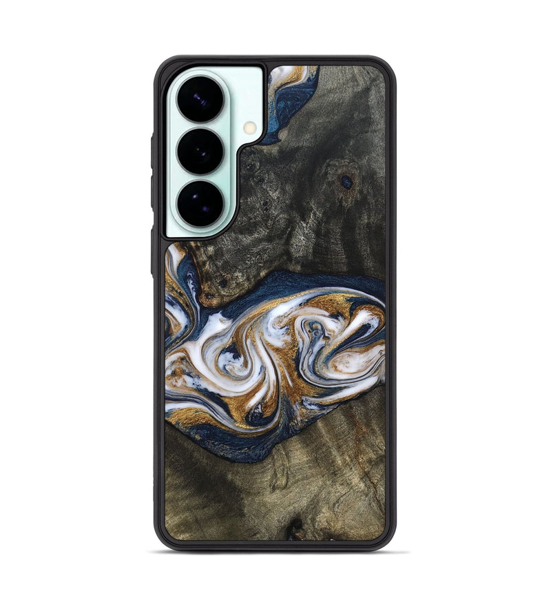Galaxy S26 Plus Wood Phone Case - Mira (Teal & Gold, 819815)