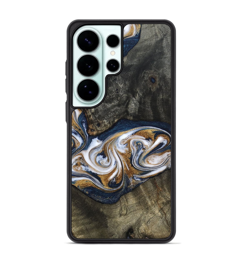 Galaxy S26 Ultra Wood Phone Case - Mira (Teal & Gold, 819815)