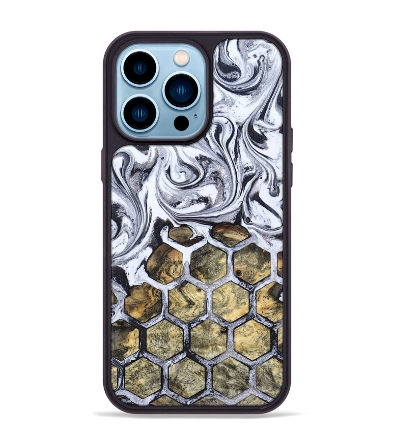 iPhone 14 Pro Max Wood Phone Case - Karla (Pattern, 819818)