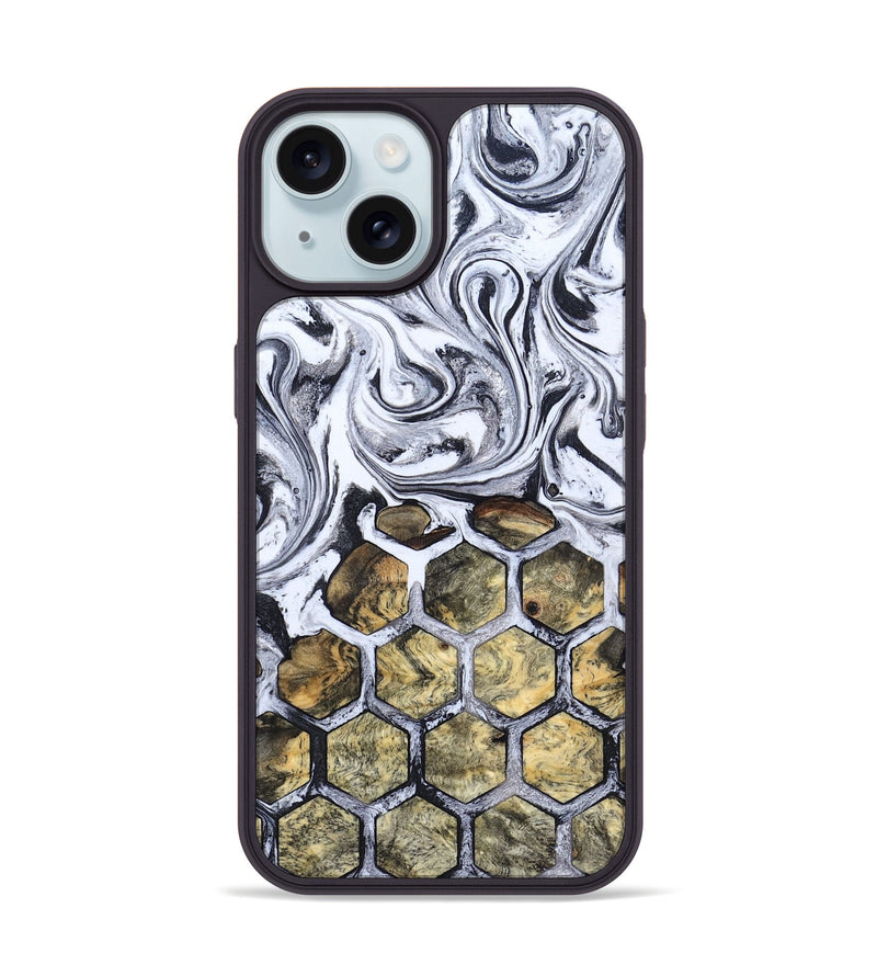 iPhone 15 Wood Phone Case - Karla (Pattern, 819818)