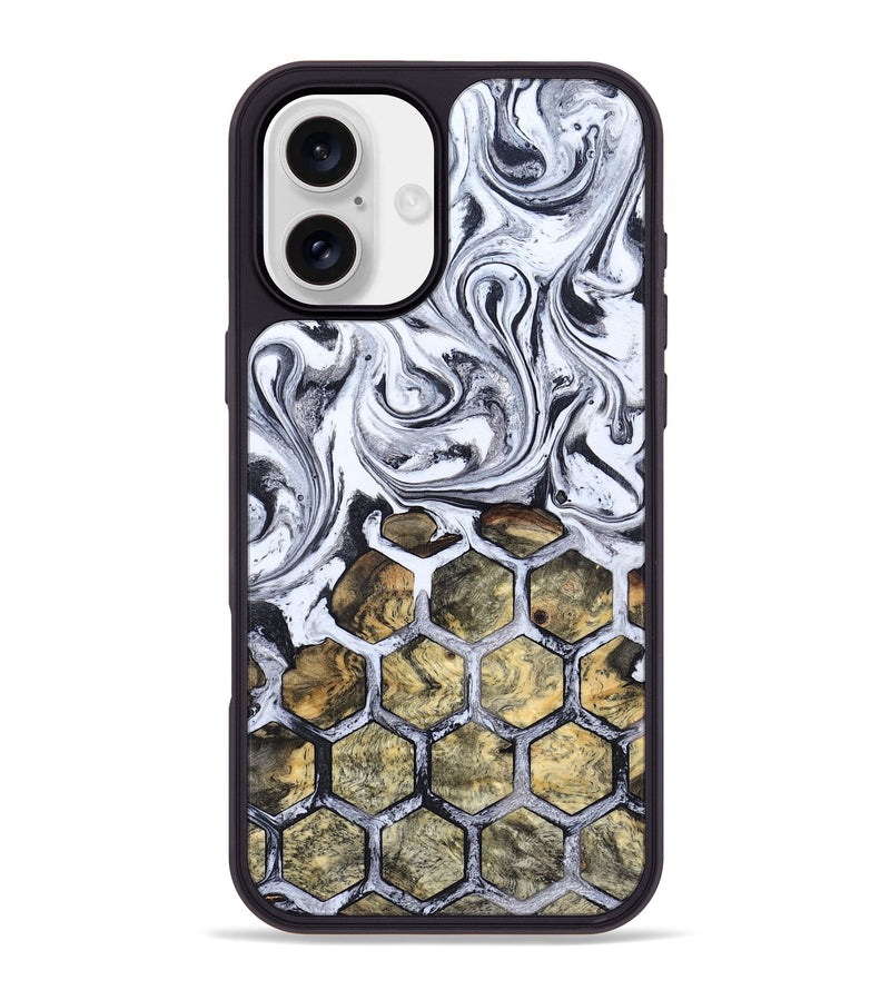 iPhone 16 Plus Wood Phone Case - Karla (Pattern, 819818)