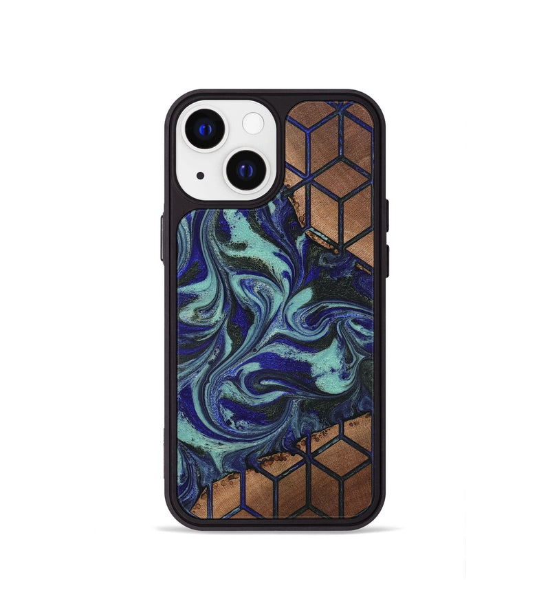 iPhone 13 mini Wood Phone Case - Susanne (Pattern, 819819)