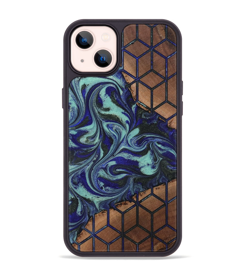 iPhone 14 Plus Wood Phone Case - Susanne (Pattern, 819819)