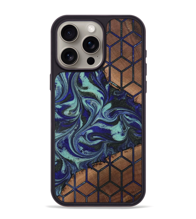 iPhone 15 Pro Max Wood Phone Case - Susanne (Pattern, 819819)