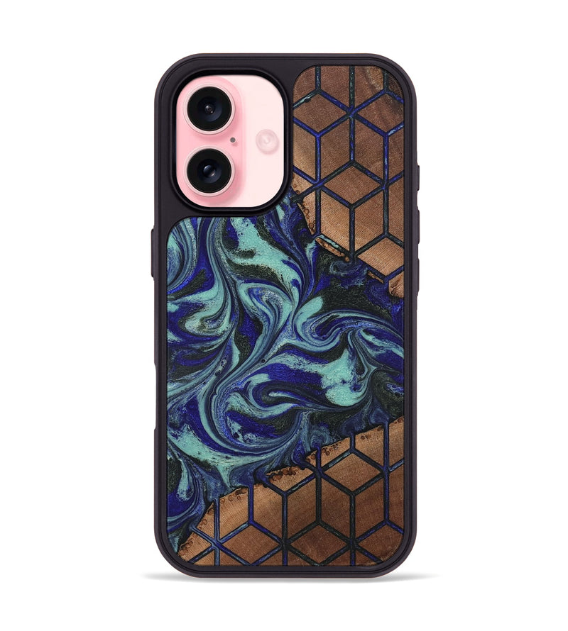 iPhone 16 Wood Phone Case - Susanne (Pattern, 819819)