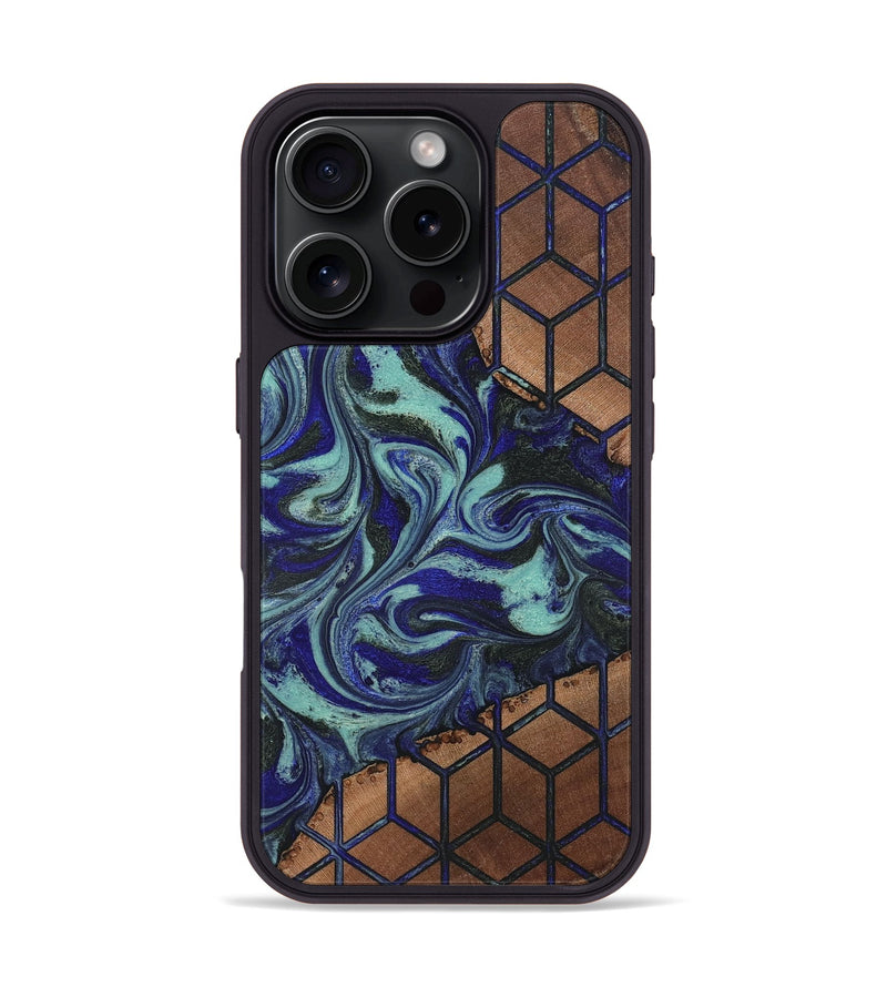 iPhone 16 Pro Wood Phone Case - Susanne (Pattern, 819819)