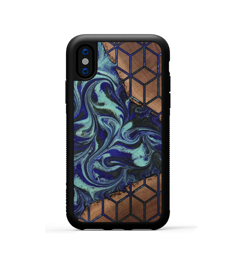 iPhone Xs Wood Phone Case - Susanne (Pattern, 819819)